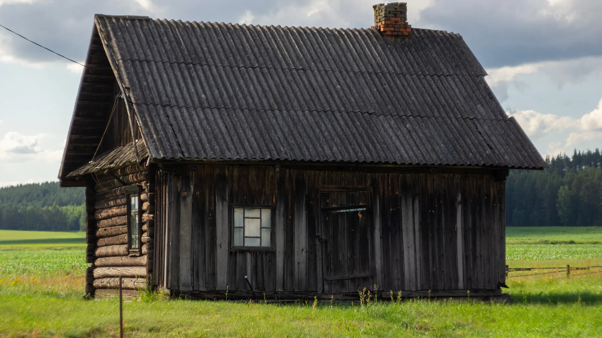 A burned house in my village